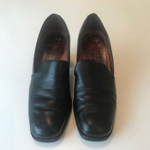 NICKELS BLACK NAPA CALF SOFT LEATHER, 8 1/2 M